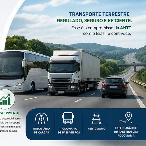Imagem ilustrativa do curso de Agência Nacional de Transportes Terrestres (ANTT)